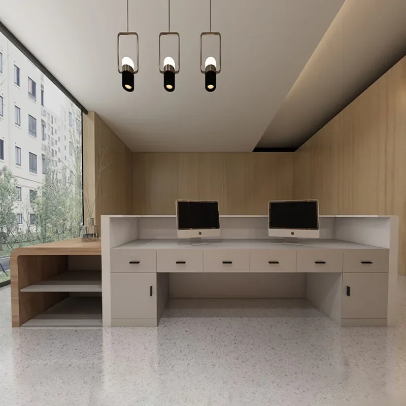 Современные аксессуары для освещения парикмахерской простой кассир стол