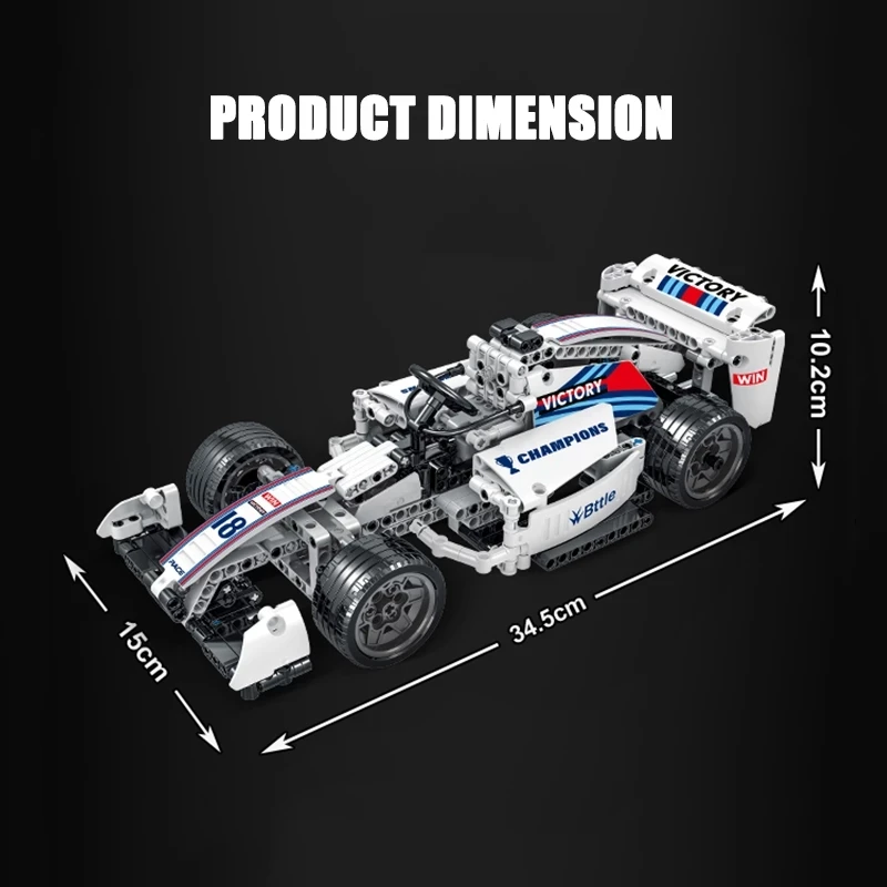 Технический Радиоуправляемый Супер гоночный автомобиль F1 кирпичи