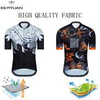keyiyuan 2022 cycling jersey men bike clothes uniform summer quick dry bicycle sportswear shirts camiseta de ciclismo masculino