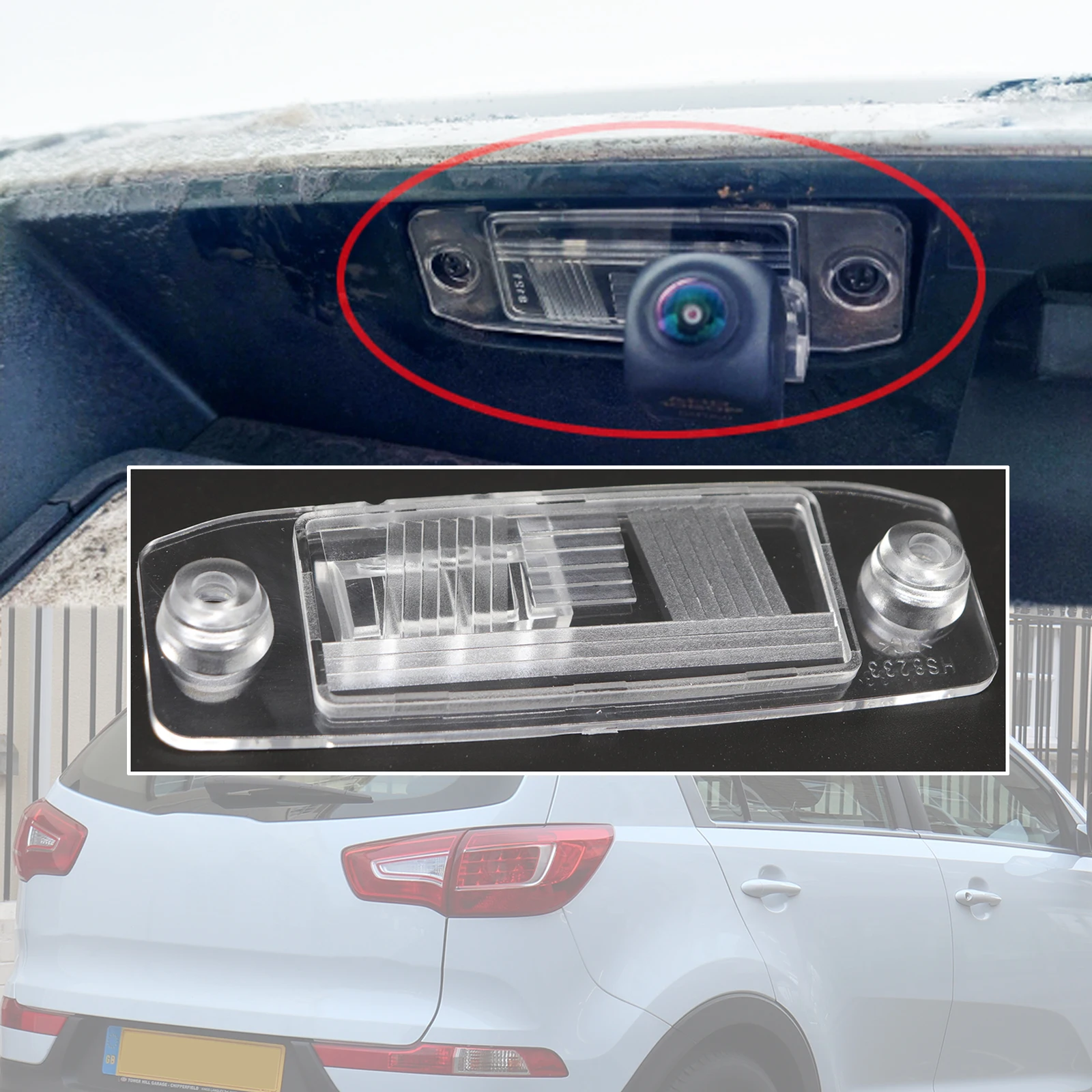 Кронштейн для камеры заднего багажника автомобиля подставка корпуса номерного