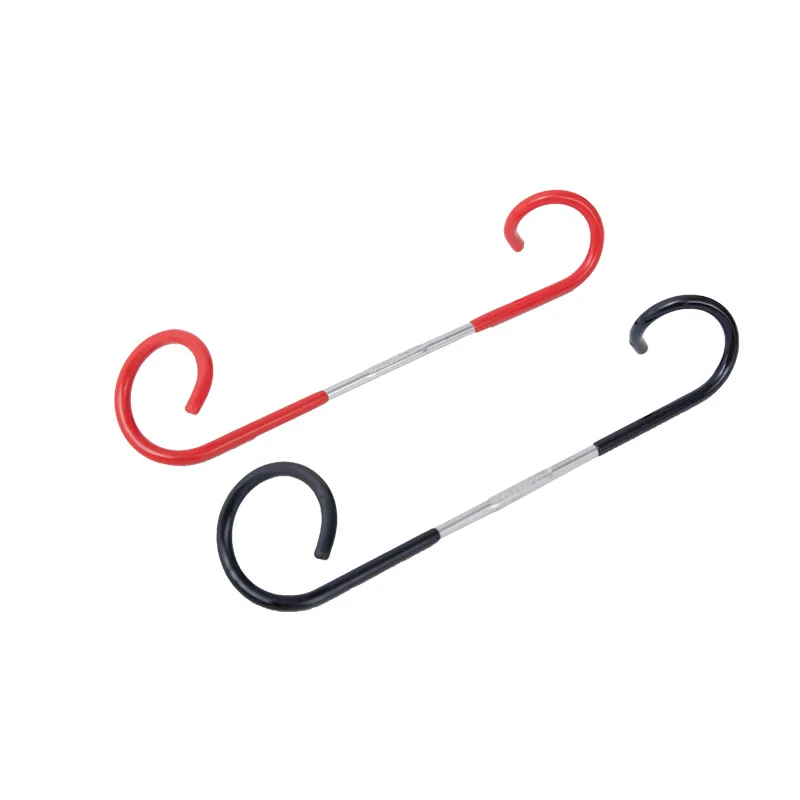 

S-образная Подвесная лампа с хвостовым крючком для кемпинга, двухсторонний резиновый уличный металлический светильник для кемпинга и палат...