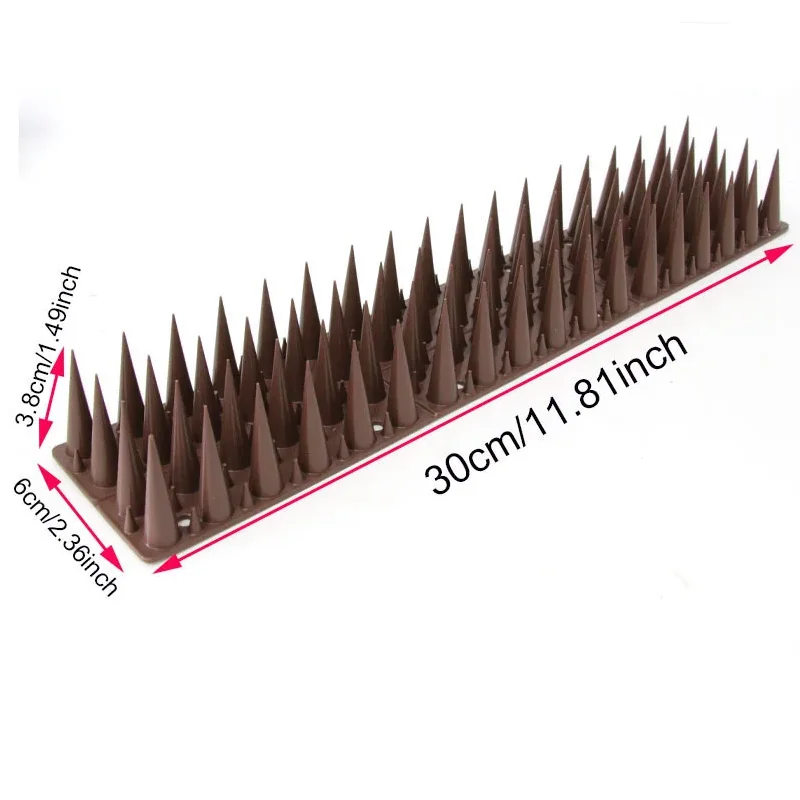 Садовый пластиковый шип против птиц для голубей кошек енотов белки отпугивающий