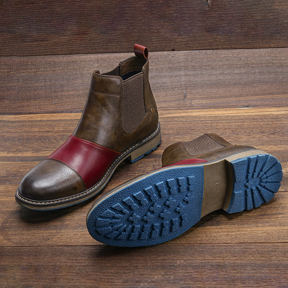 

2022 Men Chelsea Boots Men's Ankle boots Wootten Brand Size 7-13 Men Casual shoes Winter boots for men men's shoes