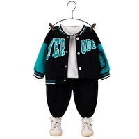 new autumn baby boys girls clothes children fashion sports jacket t shirt pants 3pcssets toddler casual outfits kids tracksuits