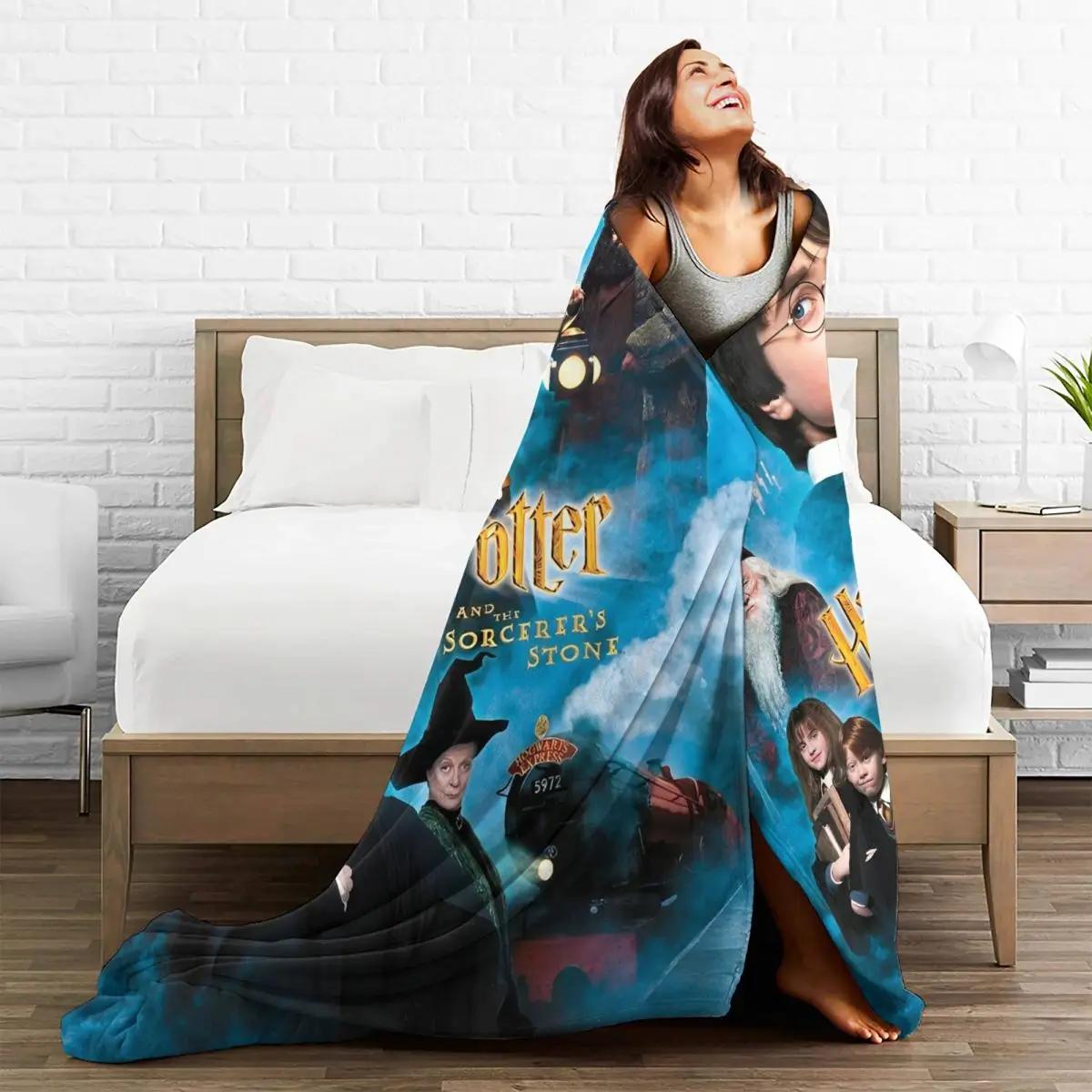 Гаррис фильм P-Potters Magic World супер мягкое одеяло для кемпинга плюшевое диван-кровать