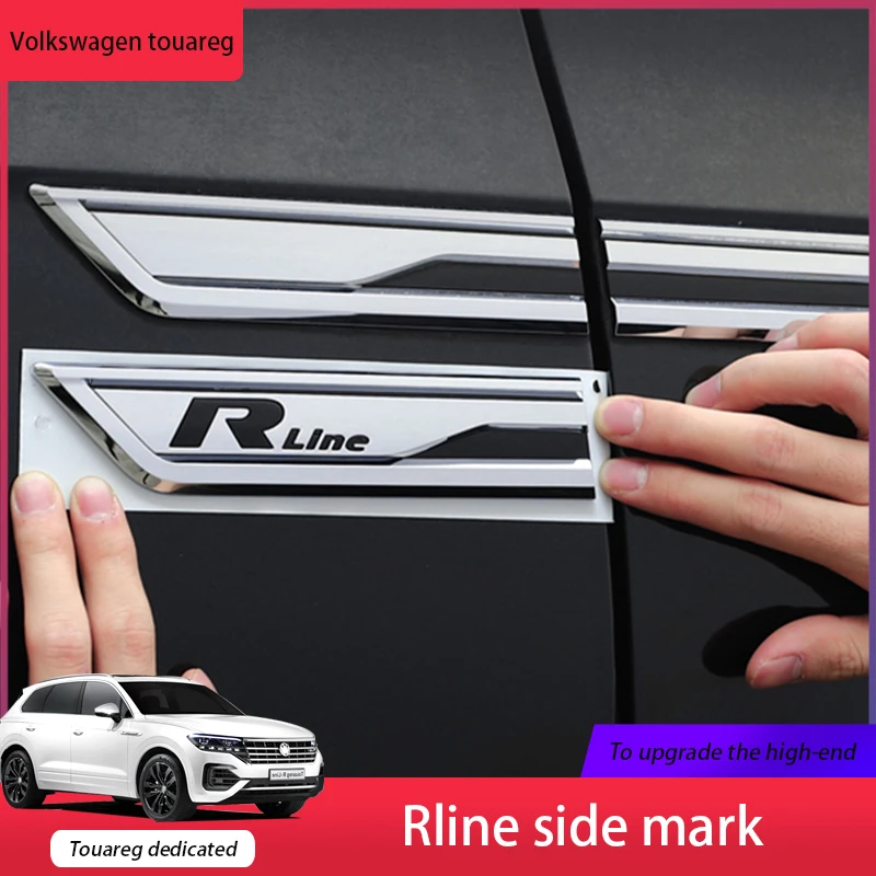 

Touareg installed to replace the original car fender side mark sticker 19-22 new touareg Rline standard accessories