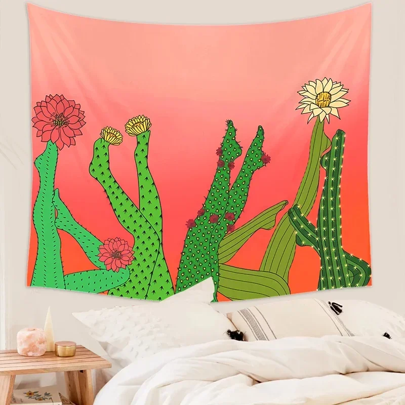 Радужный гобелен 80-х полиэстер