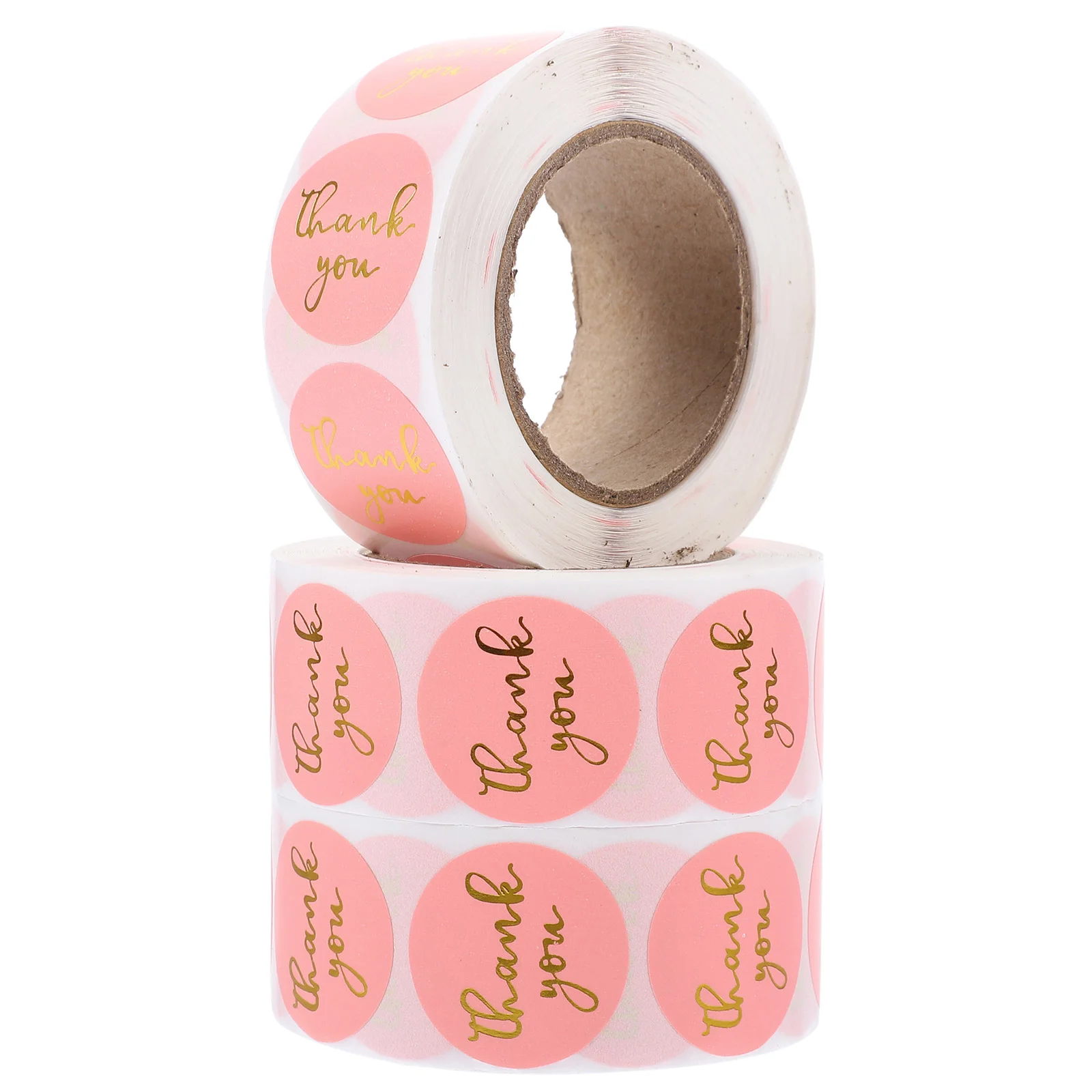 

3 Rolls of Thank Themed Roll Stickers Household Gift Stickers Label Stickers Letter Accessory