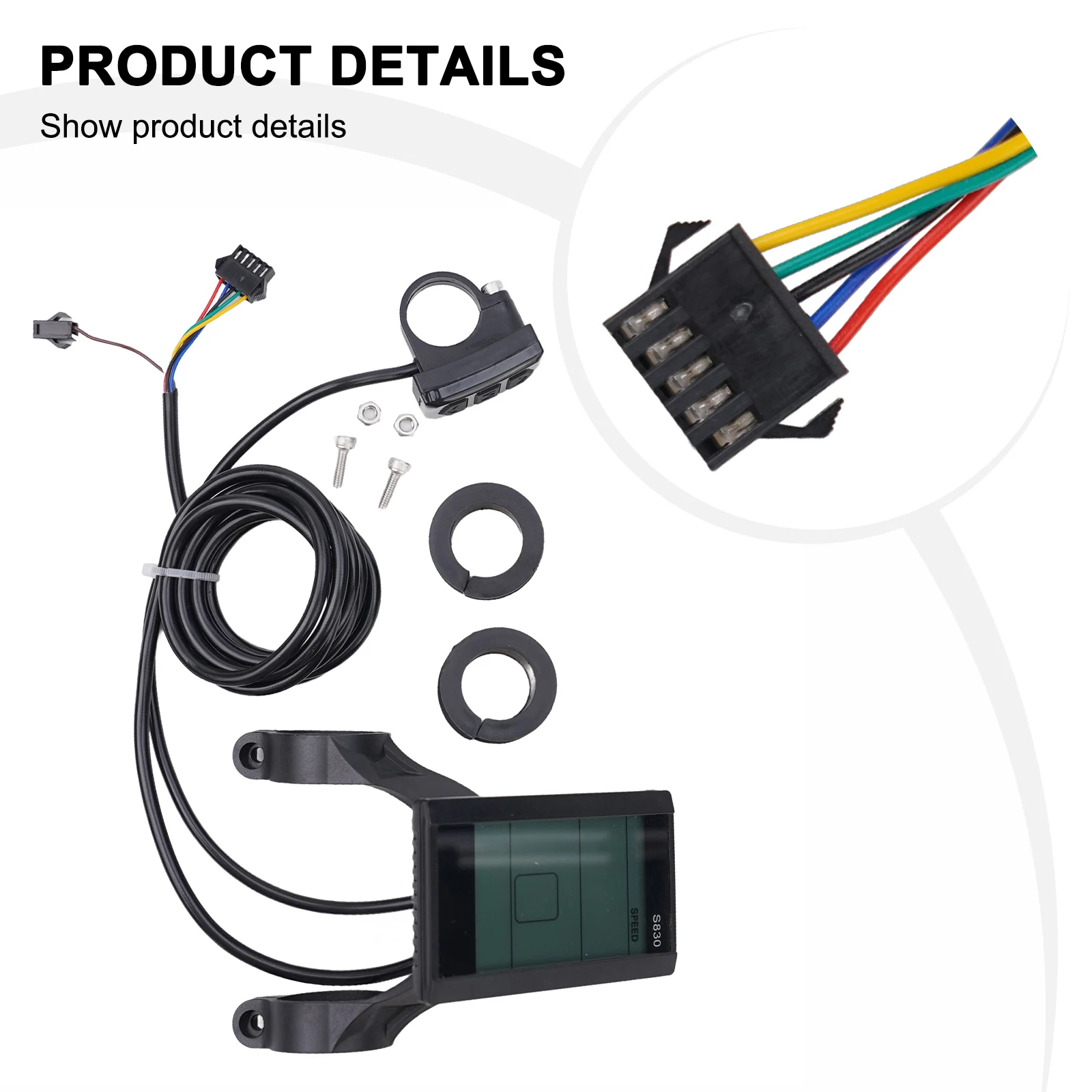 1 шт. ЖК-дисплей для электрического велосипеда S830 электронного скутера