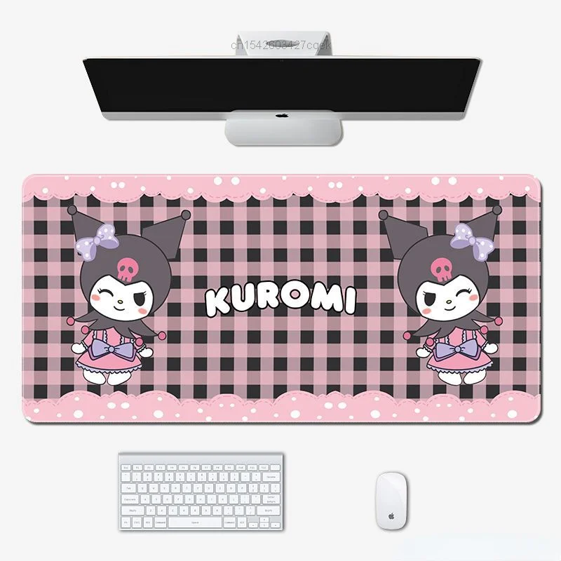 Kup Sanrio Kuromi Komputer Biurowy Podkładka Pod Klawiaturę Mężczyźni Kobiety Nowa Kreskówka ładny Stół Podkład Na Biurko Podkładka Pod Mysz Duże Rozmiary Akcesoria Do Grania