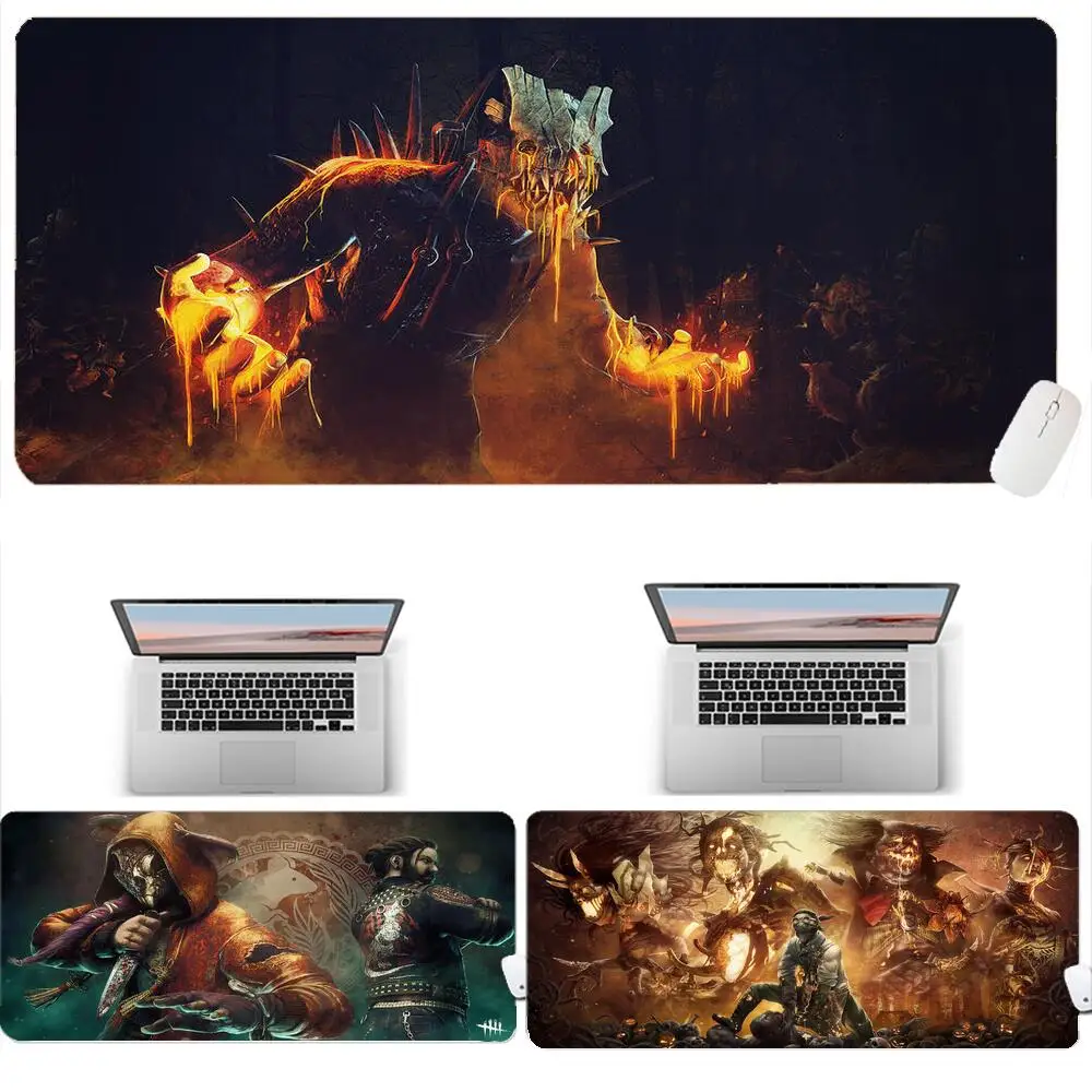 

Большой коврик для мыши Dead by дневного света, геймерский коврик для клавиатуры и мыши, компьютерный Настольный коврик для ПК, игровой коврик, ...