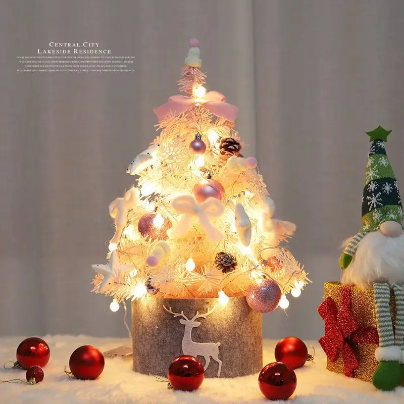 

Small Christmas Tree Christmas Korean Mini Desktop Package Christmas Decoration Counter Decoration