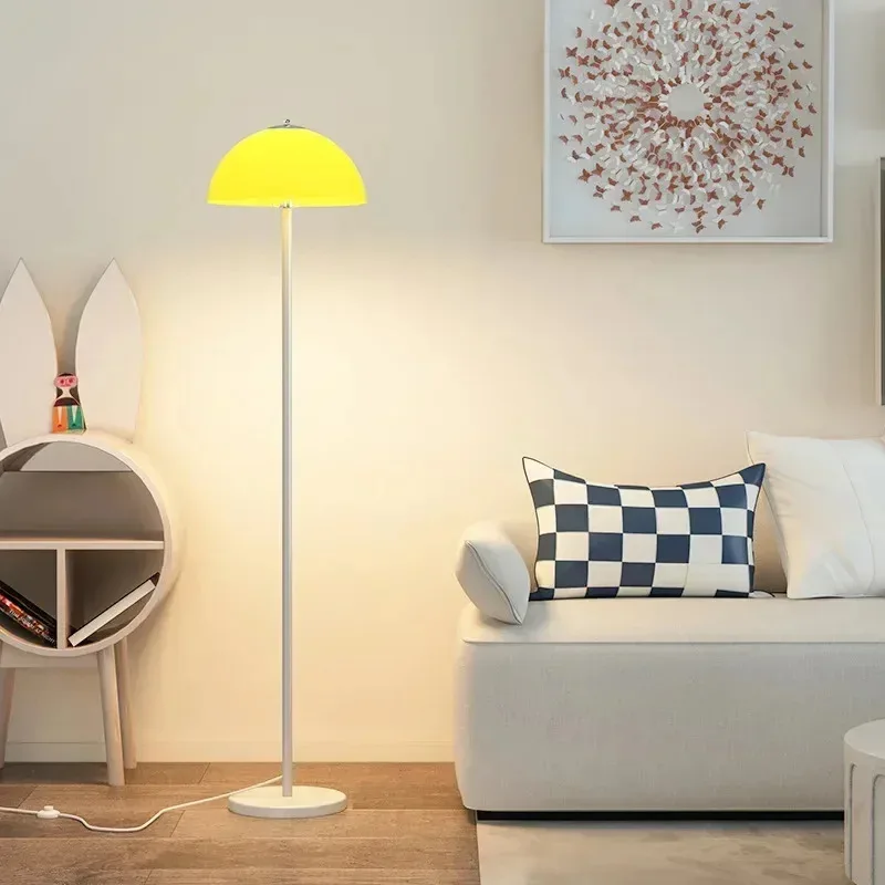 Напольная Светодиодная лампа в виде гриба для гостиной дивана боковые стоячие