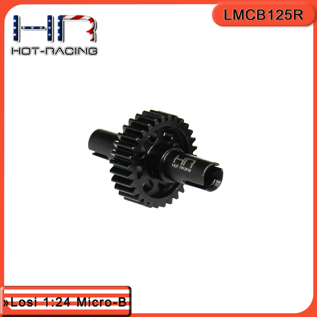 Фото Дифференциальная блокировка Hot Racing HR Unibody HD Steel Spool LMCB125R (только задний мост) для максимального сцепления с дорогой для Losi Micro-B и Micro-T ​ №1