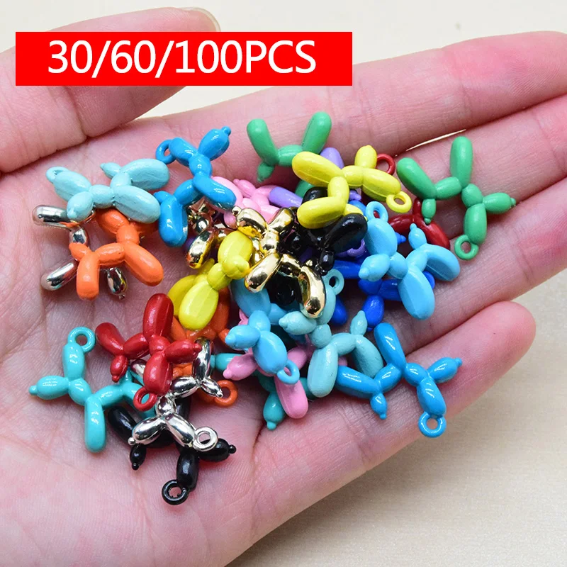 

30/60/100pcs Bulk Wholesale Popular Dog Metal Charms Cute Earring Bracelet Necklace Pendant Accessory Diy For Jewelry Make