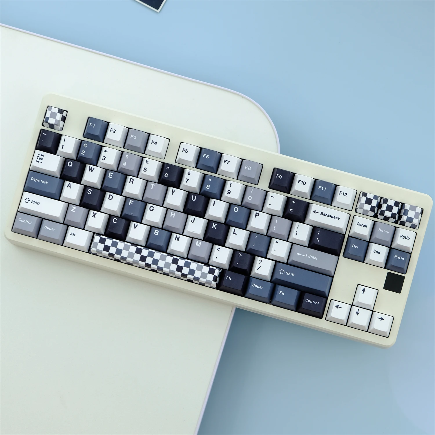 

Mosaic Theme Keycaps 129 Keys Cherry Profile PBT Dye Sublimation Keycaps 1.75u 2u Shift for Mx Switch Mechanical Keyboard
