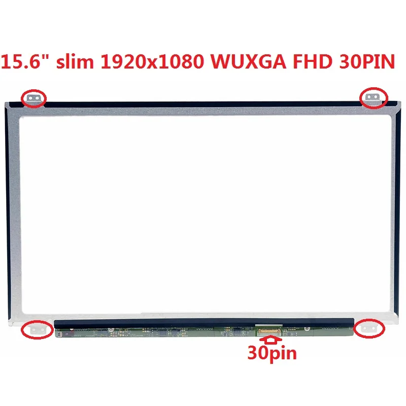 

15.6" laptop Matrix For Lenovo Legion Y520-15IKBN 80WK 30 Pins LCD Screen IPS FHD 1920X1080 Y520 15IKBN Panel replacement