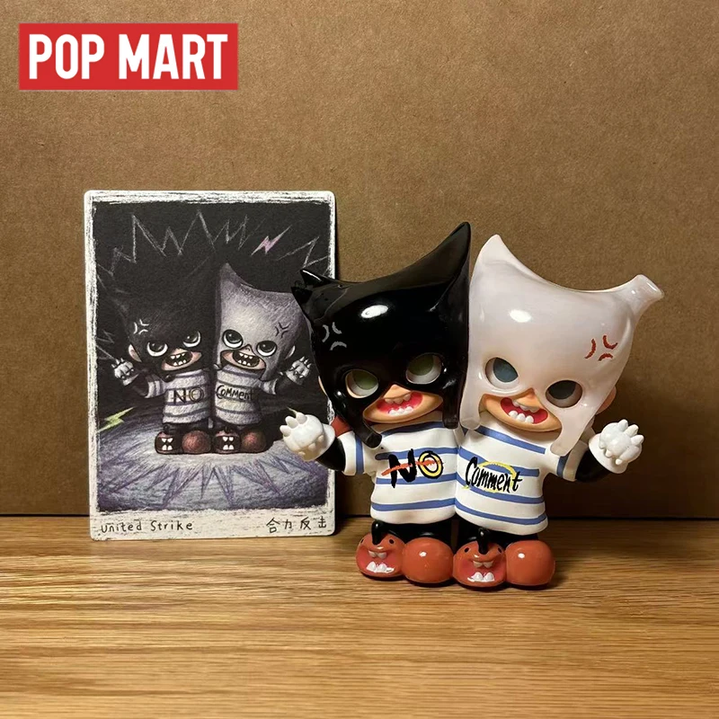 Фото POP MART Zsiga Twins Series: Слепая коробка-сюрприз, фигурка для декора рабочего стола, игрушка-сюрприз, аниме-фигурка, милая модель, подарок для девочки №1