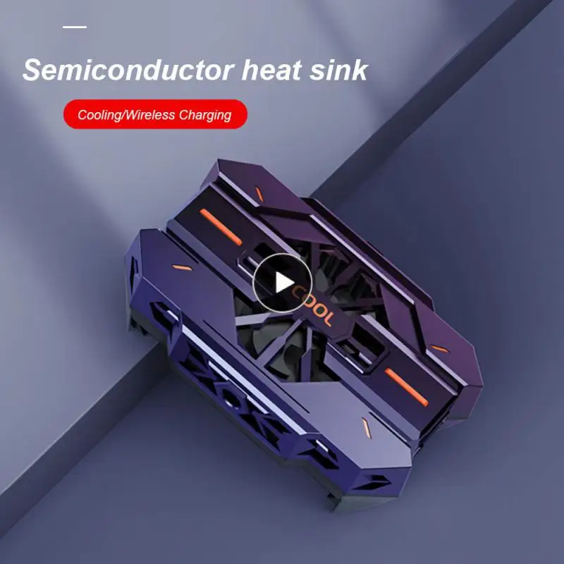 

Battery Mobile Phone Cooling Wireless Charging Rechargeable Cell Phone Cool Portable Heat Sink Radiator Game Cooler Universal