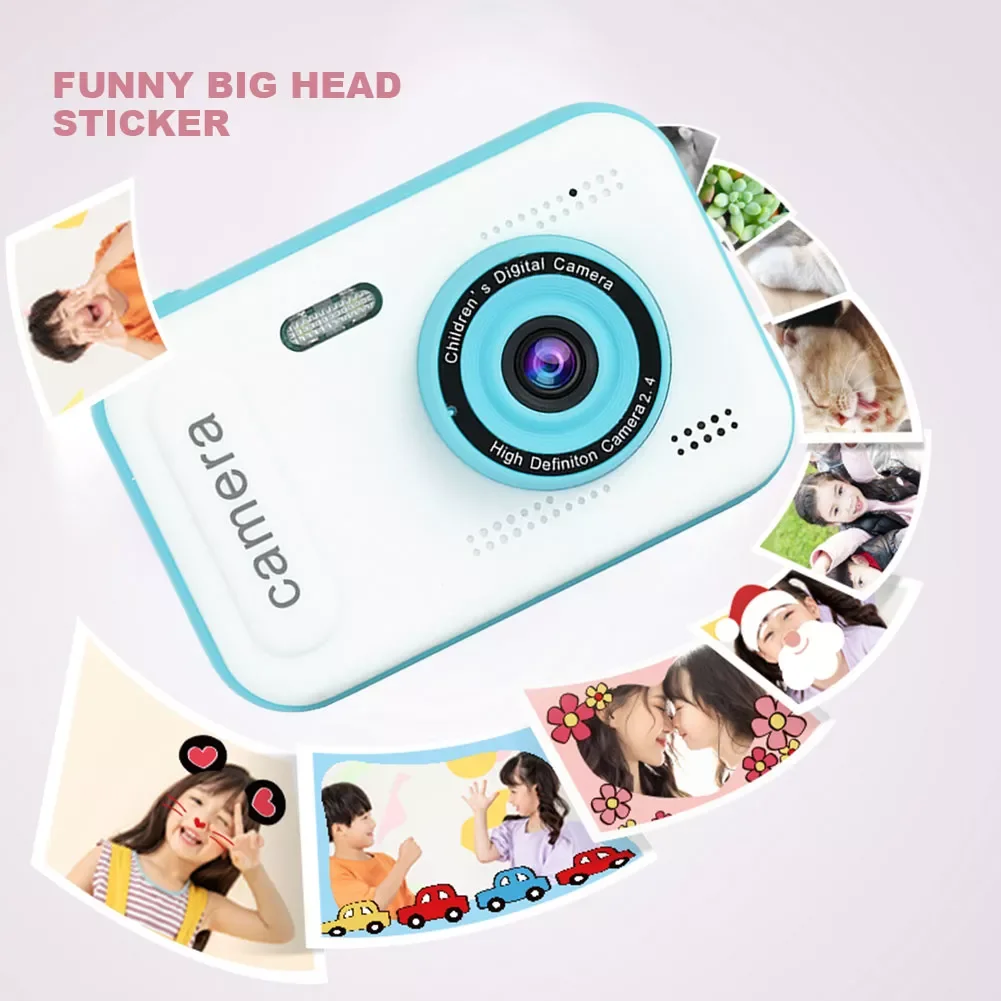 

Mini Camcorder Toy Portable 2.4inch Screen Digital Camcorder Toy USB Charging Anteroposterior Photography Holiday Gifts