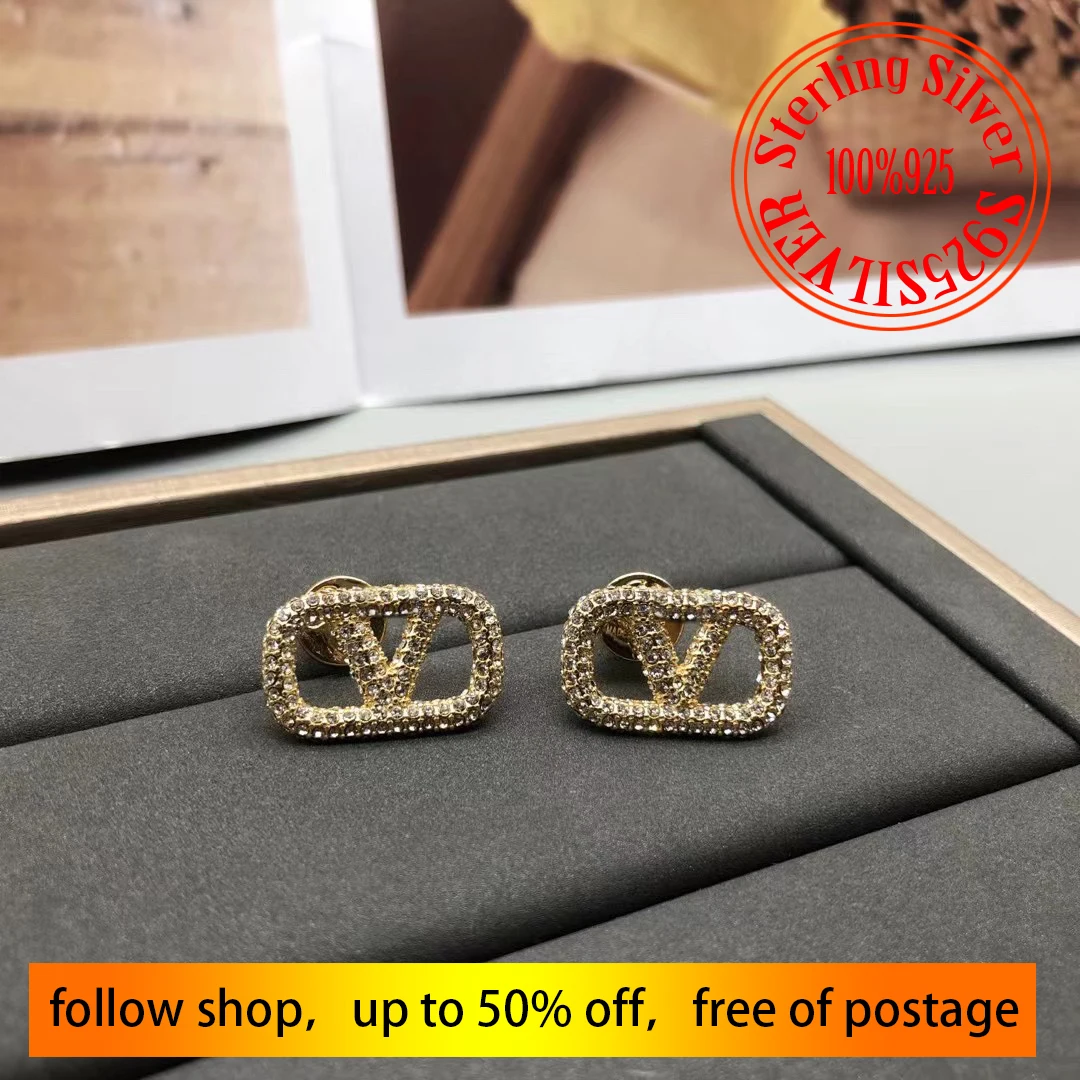 

Серьги из серебра S925 пробы с цирконом, Классическая мода, высококачественные ювелирные изделия, подарок на день рождения