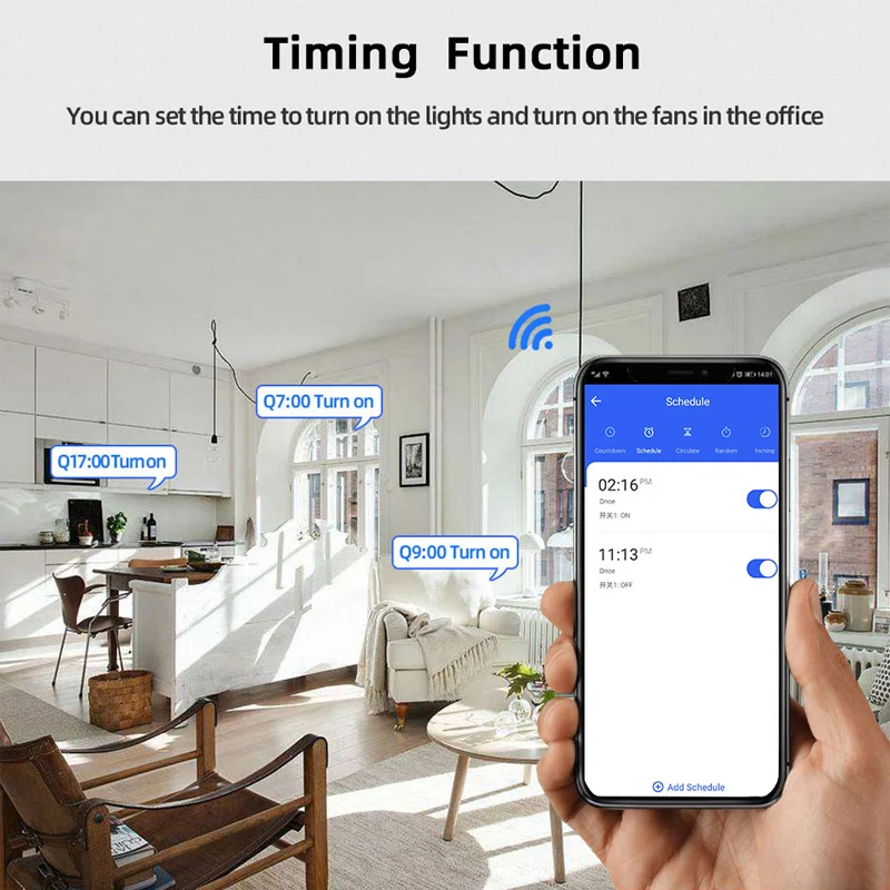 Автоматический выключатель Zigbee Tuya Smart 2P 4P