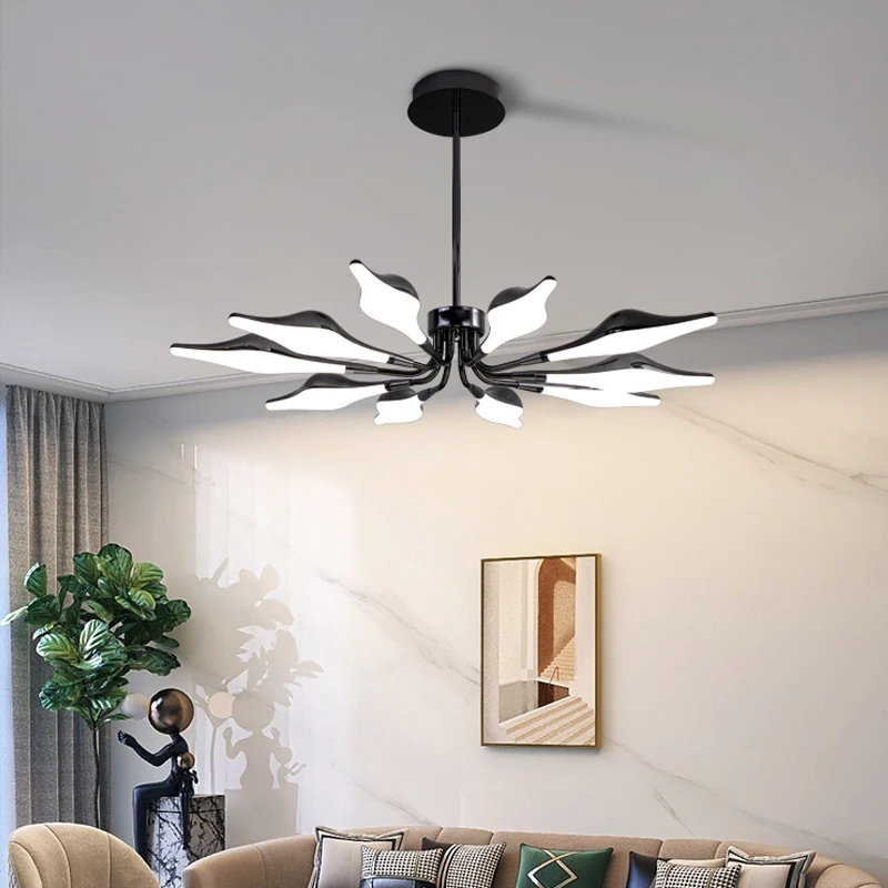 Купи Living room chandelier 2022 new creative personality Nordic minimalist light luxury designer restaurant bedroom hall main lamp за 16,463 рублей в магазине AliExpress