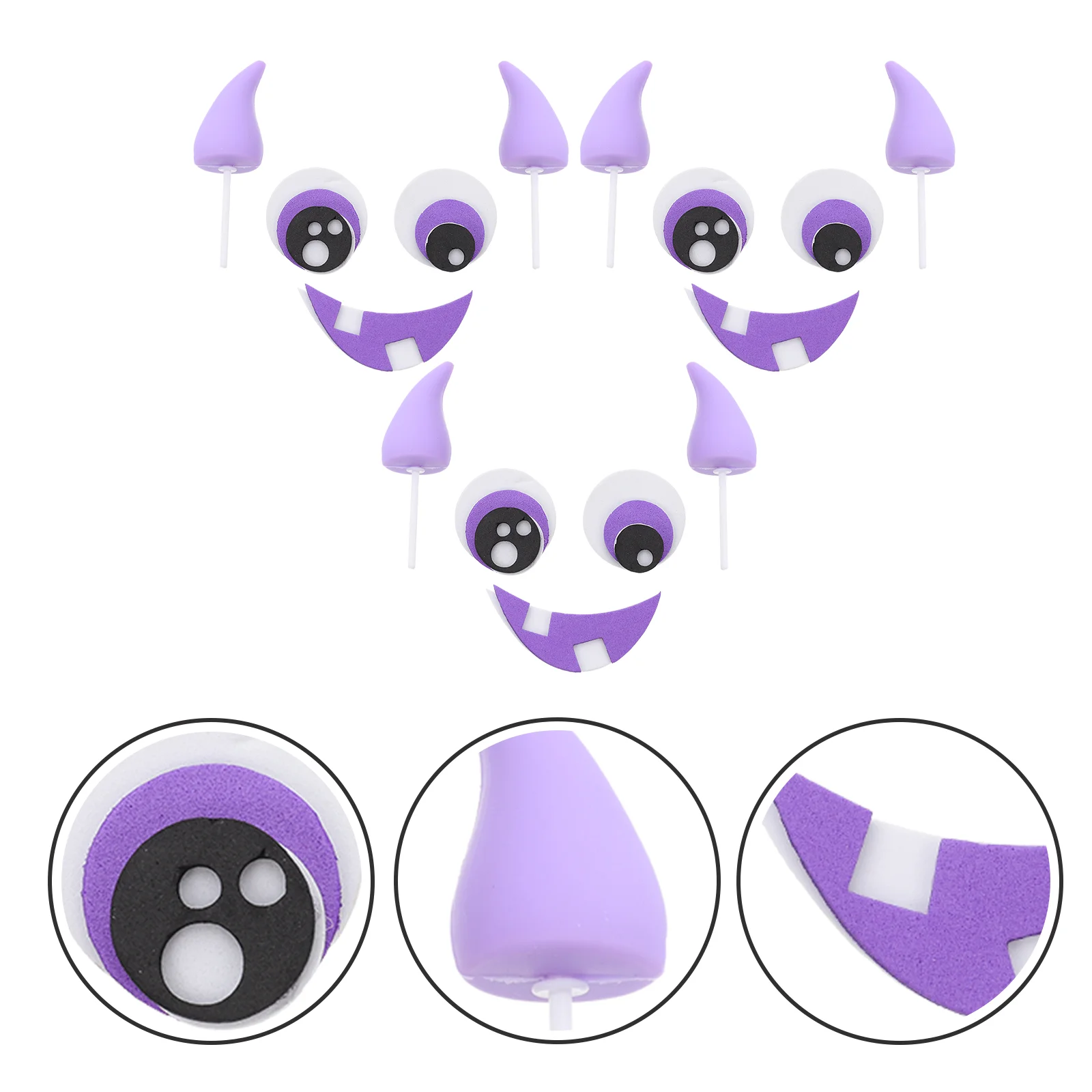 3 комплекта тортов вставка в виде маленького монстра украшения для десертов на