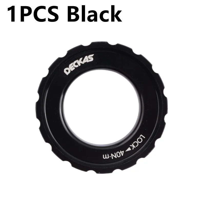 Deckas Center Lock Rotor For MTB Mountain Bicycle Middle Lock Cover Barrel Shaft Black Red Orange Green Blue Purple Grey 1PCS