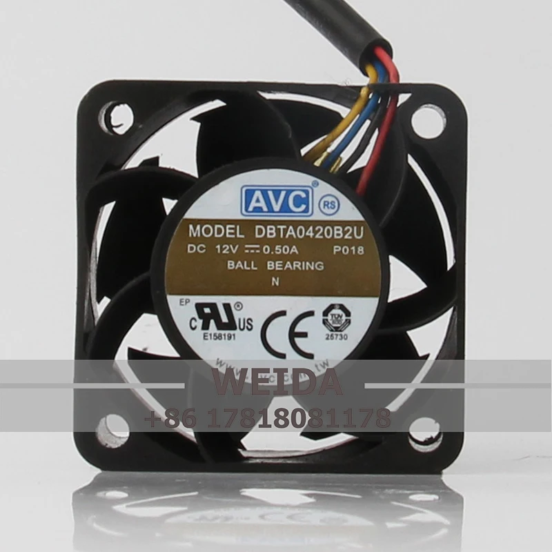 

Case cooling fan 4-wire high air volume axial flow centrifugal ventilation DC12V 1.50A EC AC 92X92X38MM 9cm 9038 DB09238B12H