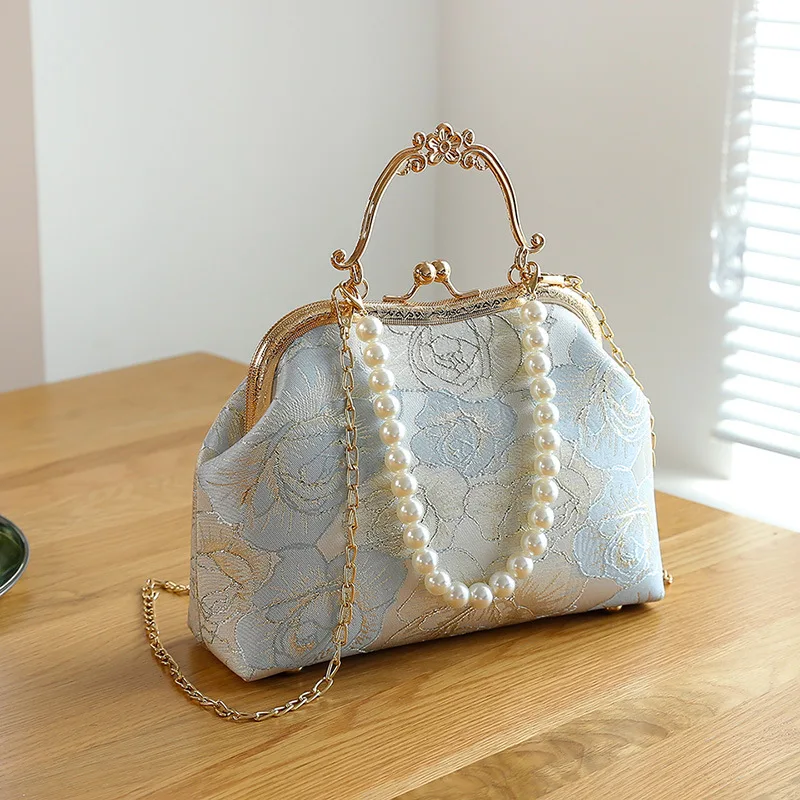 Модная вечерняя сумка в китайском стиле из морской ракушки Модные Винтажные