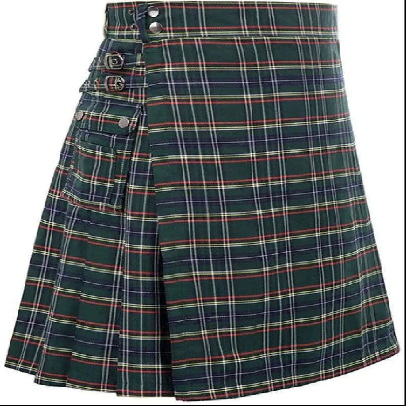 Kilt для мужчин утилита 100% хлопковые джинсы Hybrid Современная коробка