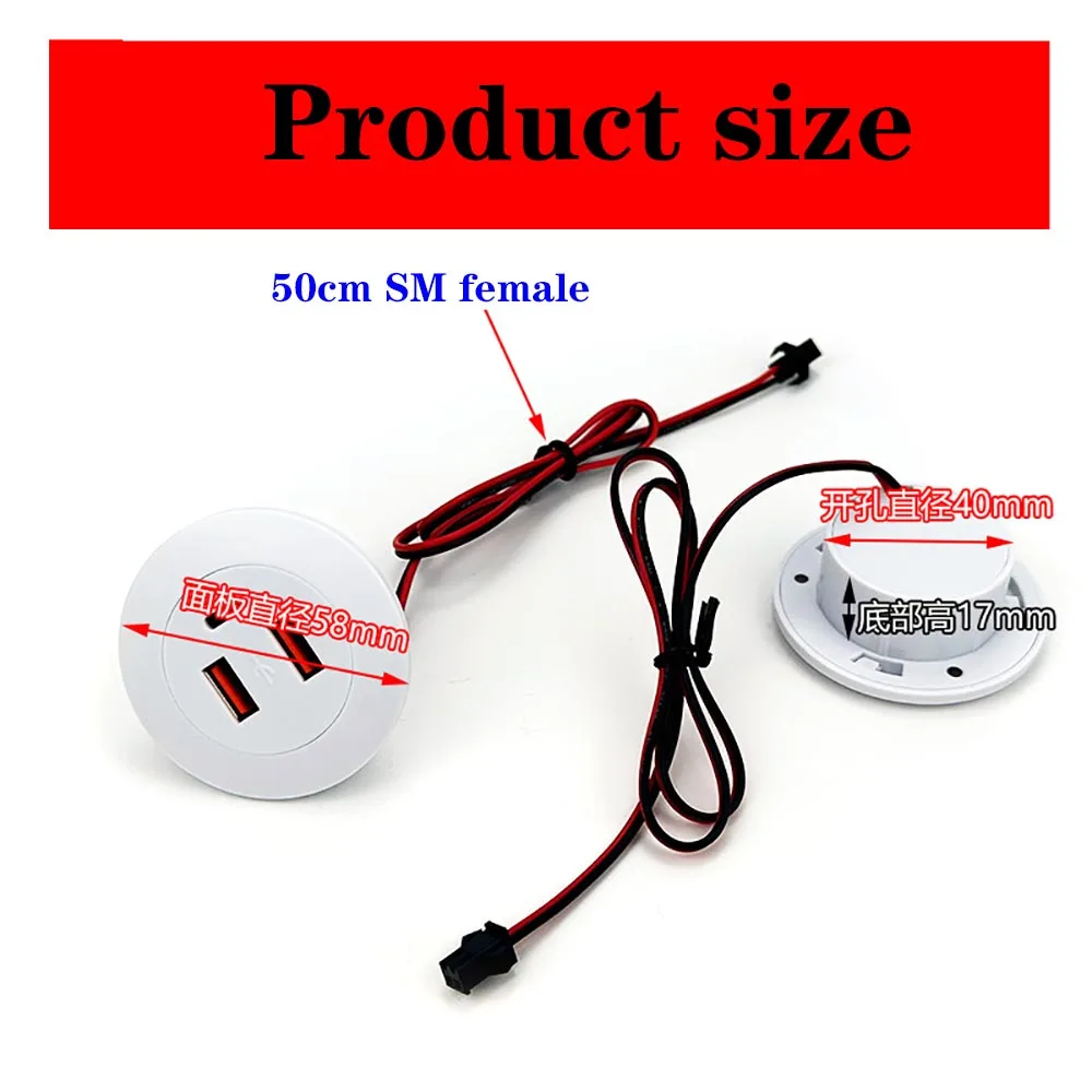 Встроенное настольное зарядное устройство USB TYPE-C розетка для мебели дивана