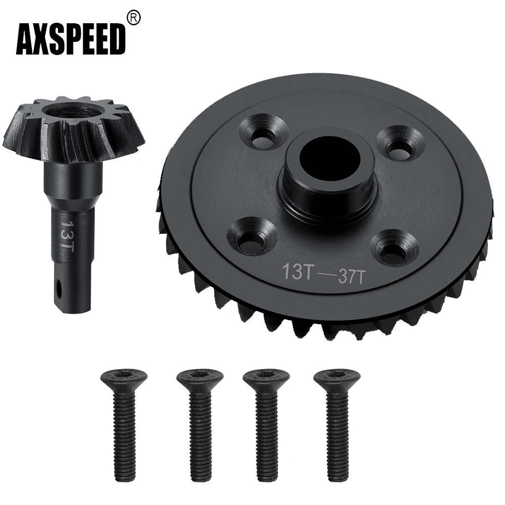 Набор дифференциальных шестерен AXSPEED Steel 37T 13T кольцевые шестерни для 1/10