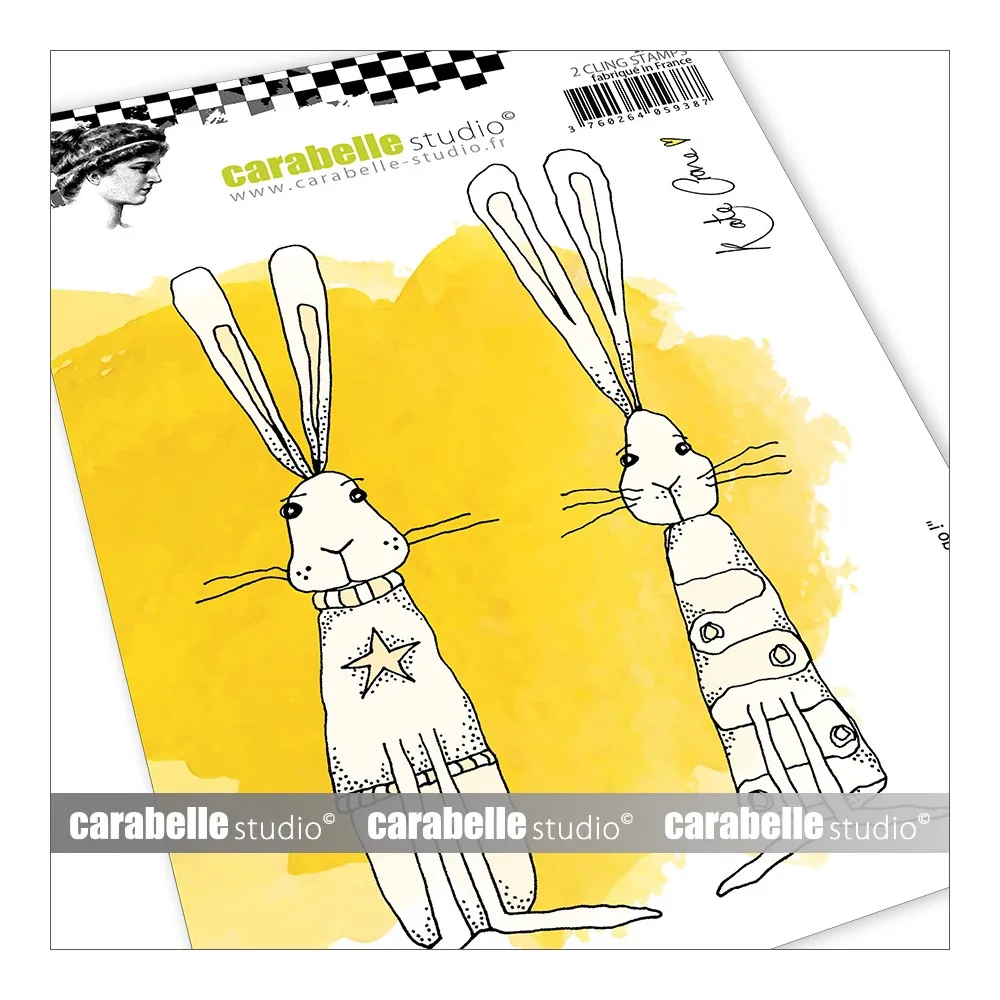 

Cute Rabbit Stamps Scrapbook Diary Decoration Embossing Template DIY Greeting Card Handmade 2022