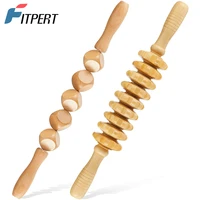 2pcsset wood therapy massage tools rollers wooden massager anti cellulite massage roller handheld cellulite blasters massage