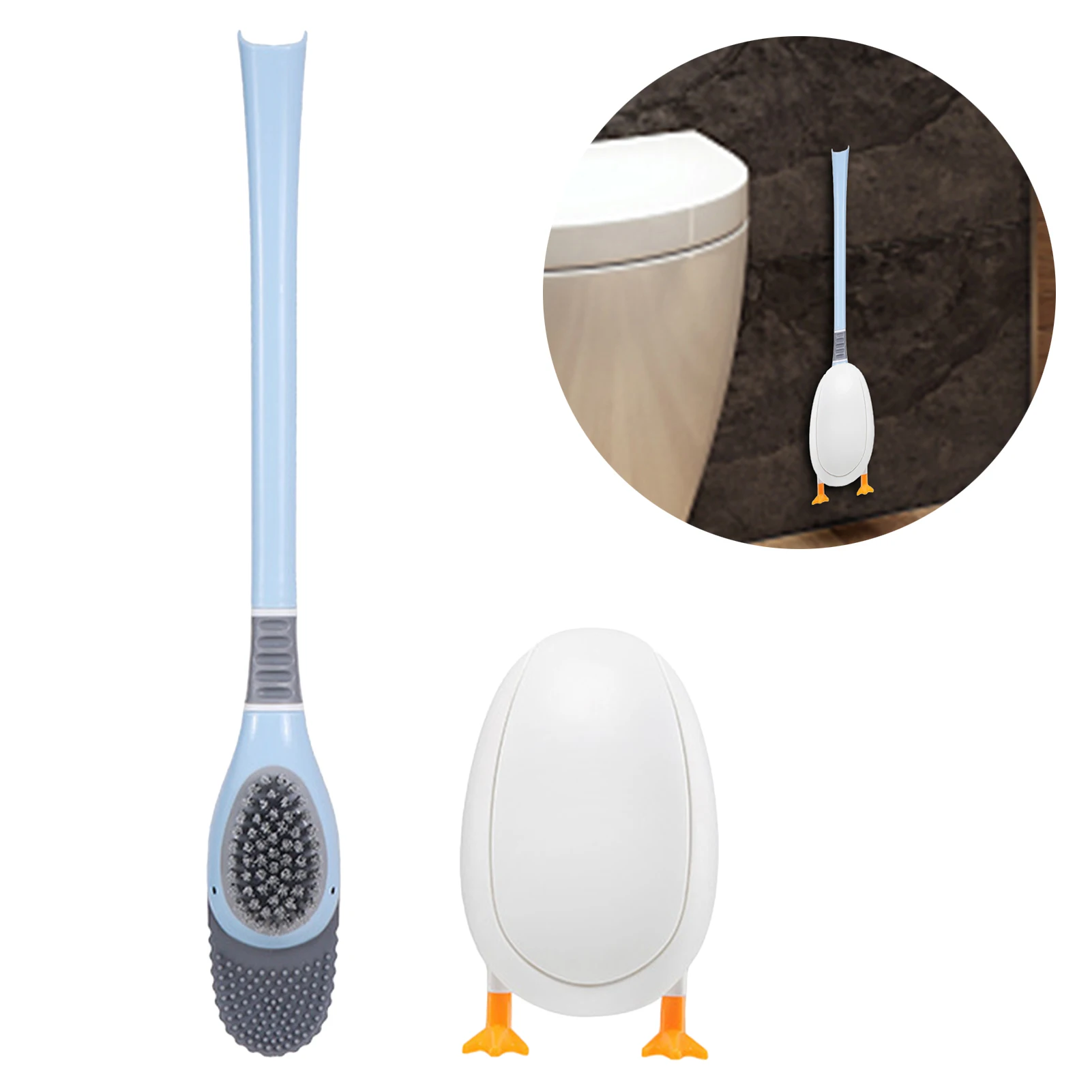 Щетка для унитаза в ванную комнату креативная щетка с основанием настенная