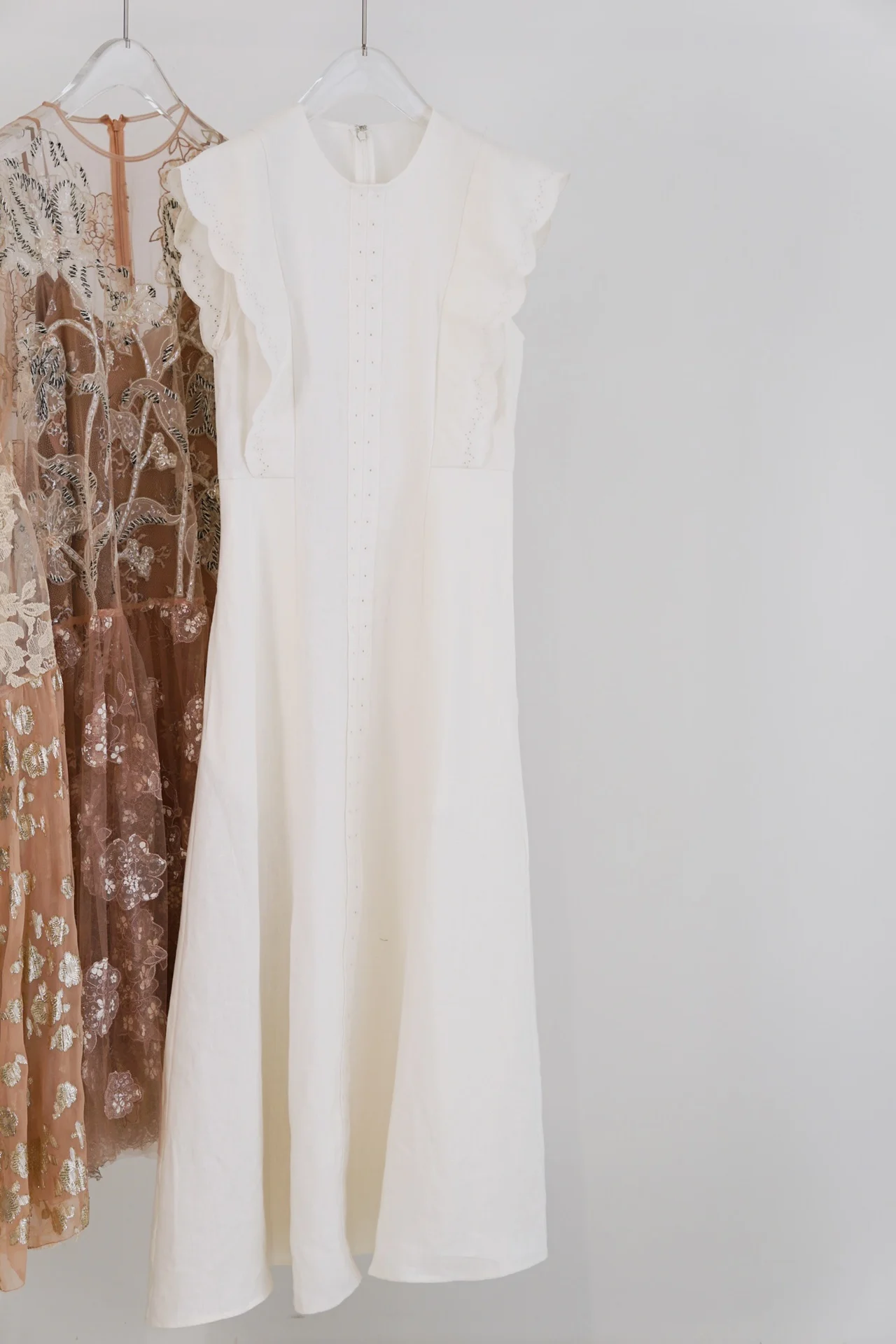 

Dress Woman Skirt Summer Wedding Even Parti For Girl Elegant Fashion Female 2022 Long Linen Ruffle O-neck Dress