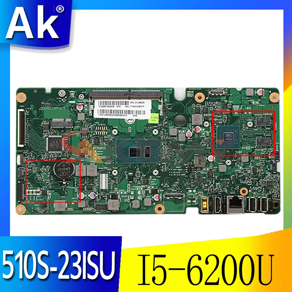 

For Lenovo AIO 510S-23ISU 520S-23IKU all-in-one computer motherboard with I5-6200U GT930A 2G ISKLST1 V1.0 100% test OK