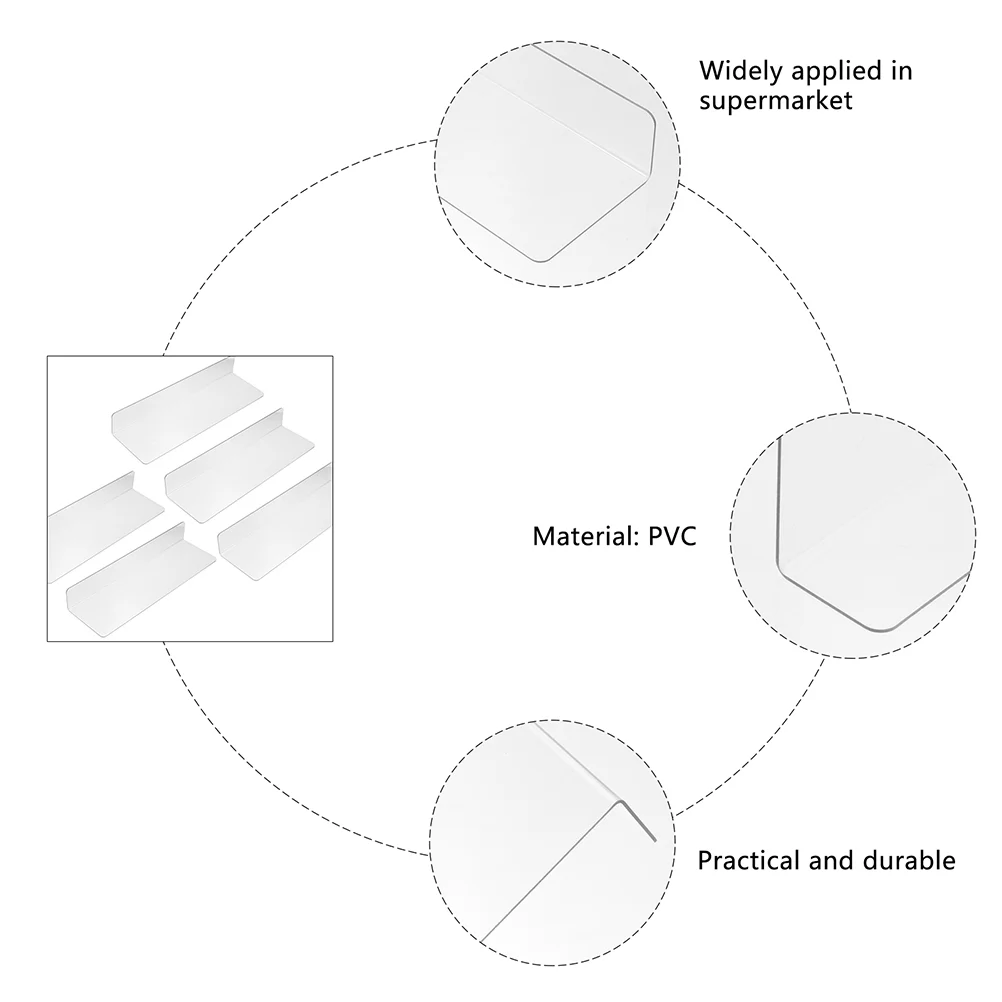 

Shelf Dividers Closet Shelves Acrylicclear Divider Organizer Separators Storageclassificationorganization Handbag Supermarket