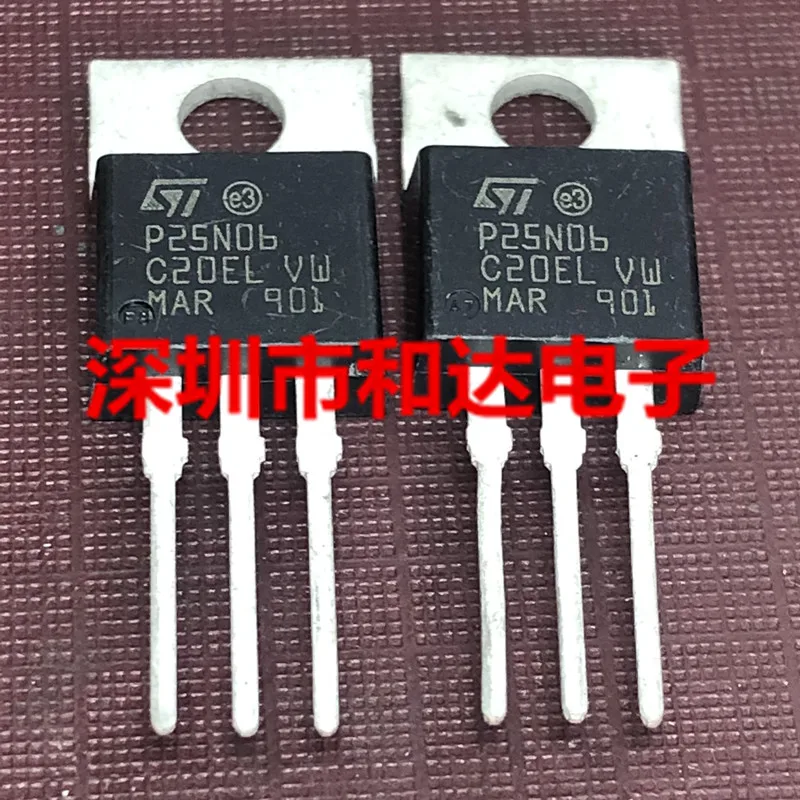 

5PCS-10PCS P25N06 STP25N06 TO-220 60V 25A NEW AND ORIGINAL ON STOCK