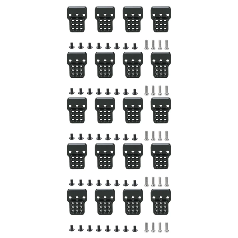 

20X Metal Adjustable Shock Absorber Bracket Extender Seat For WPL C14 C24 C34 C44 B14 B16 B24 B36 Black