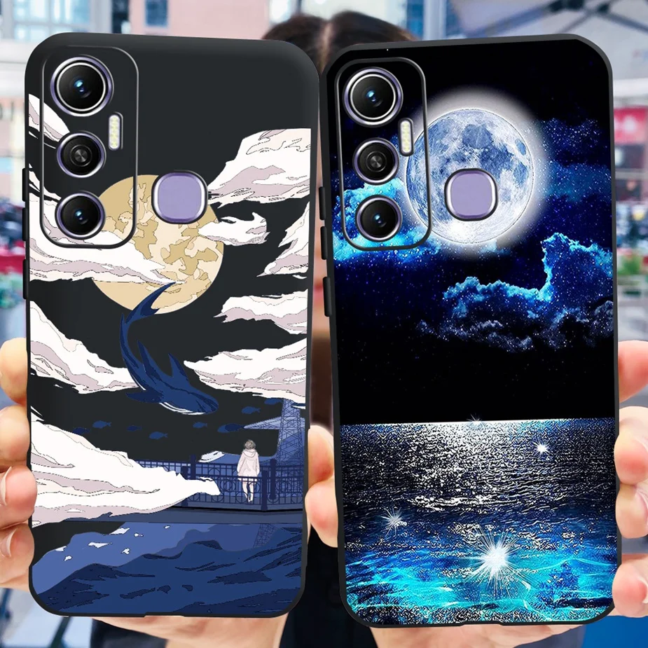 Для Infinix Hot 11 чехол X662 X662B X689F роскошный окрашенный прозрачный силиконовый телефон