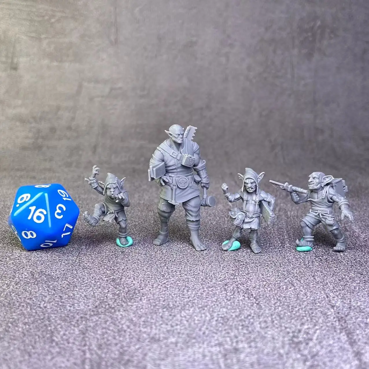 Carpenters Orc Goblin Scences for Wargames DND D&ampD RPG Tabletop Unpainted 3D Printed/STL Miniatures | Model Building Kits