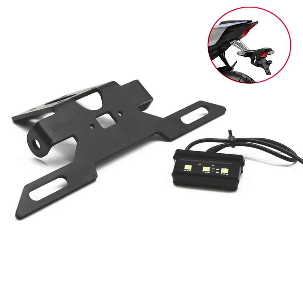 

YAMAHA YZF-R6 YZFR6 2017 2018 2019 2020 Motorcycle Accessories Tail Tidy Fender Eliminator License Plate Holder LED Light