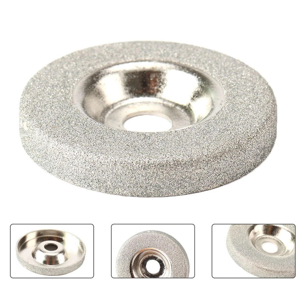 

Diamond Grinding Wheel Sanding Disc Cup Emery Milling Cutter Circle Sharpener Stone Rotary Tool Accessories 150/180/320 Grit
