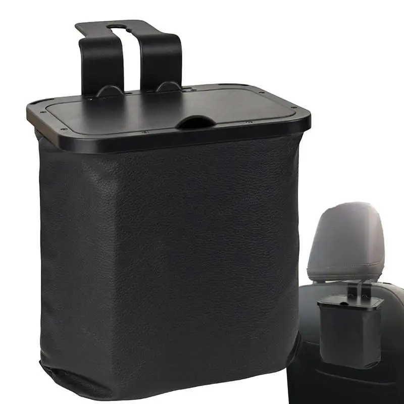 

Car Trash Bin 1.5 Gallon Dirt-resistant Car Storage Organizer Portable Car Garbage Bag Car Trash Bin Car Accessories Trash Box