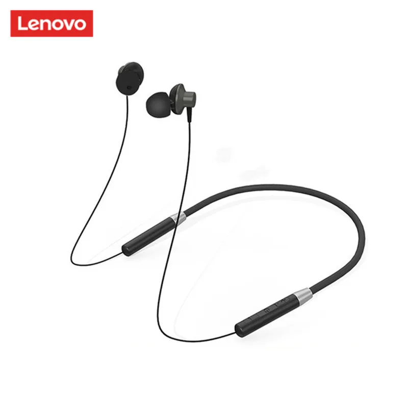 Bluetooth-наушники Lenovo HE05 с магнитным шейным ремешком и микрофоном - купить по