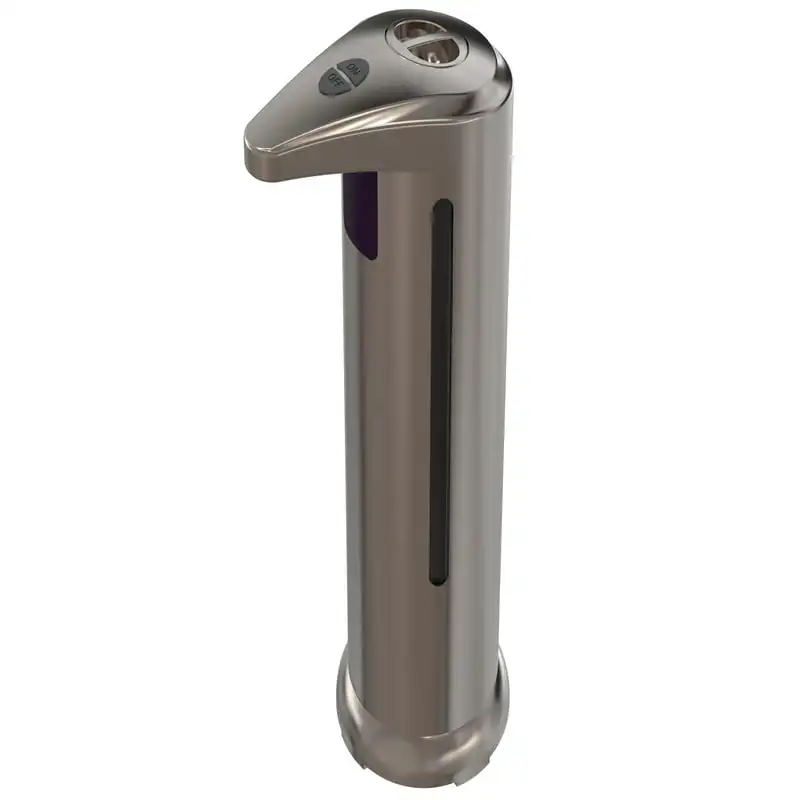 

Auto Soap/Sanitizer Dispenser, Brushed Silver Stainless Steel