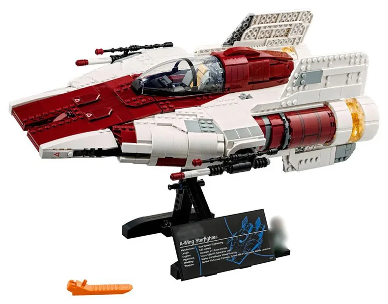 

Строительные блоки MOC 9559 Star A-WING модель космического истребителя, модель 75275 года, Детский развивающий подарок на день рождения, Рождество, иг...